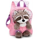 Nici Rucksack rosa mit Plüschtier Waschb