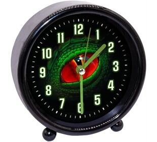 bb Klostermann Wecker Dinoauge Schwarz (2)