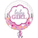 amscan Standard Baby Girl Muschel Folienba