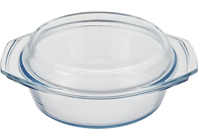 BOHEMIA CRISTAL Schüssel rund mit flachem Deckel 1