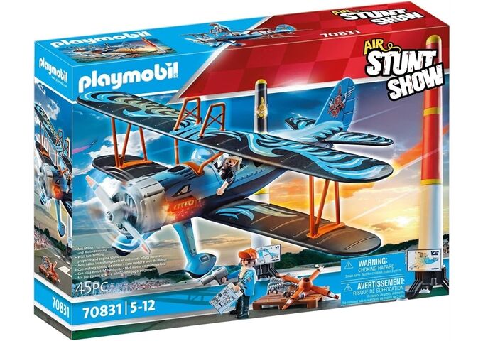 Playmobil Air Stuntshow Doppeldecker Phönix