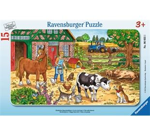 Ravensburger Pz. Glückliches Bauernhofleben 15T