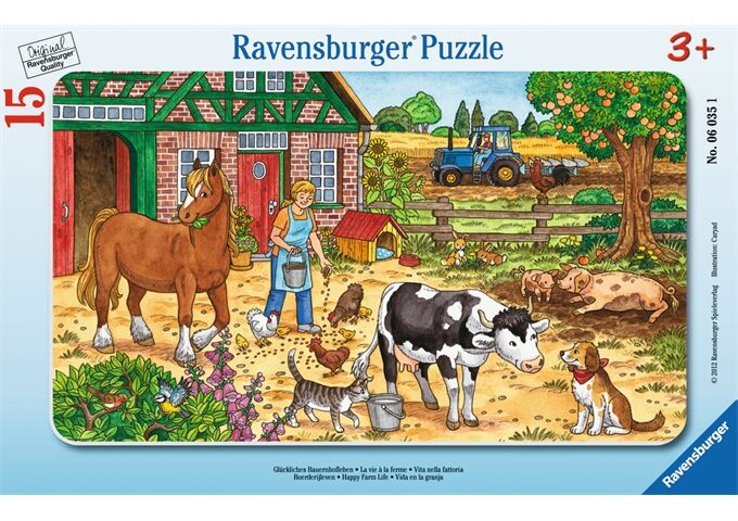Ravensburger Pz. Glückliches Bauernhofleben 15T