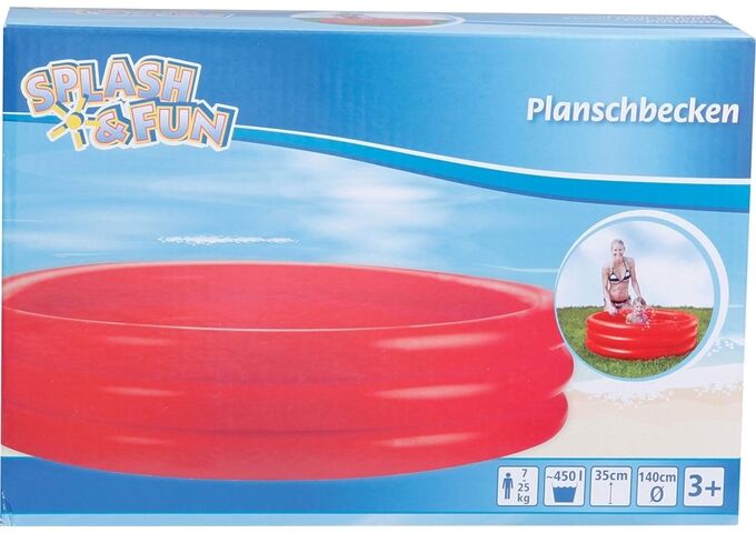 Splash & Fun SF Pool uni, farbl. sort., Ø120cm x 30cm