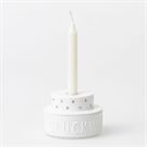 Räder Lichttörtchen Glückwunsch D.7cm, H.5cm