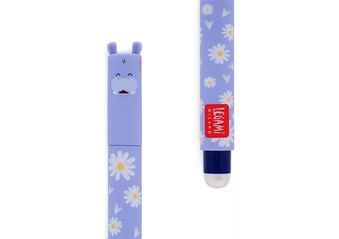 Legami ERASABLE PEN - HIPPO - BLUE INK