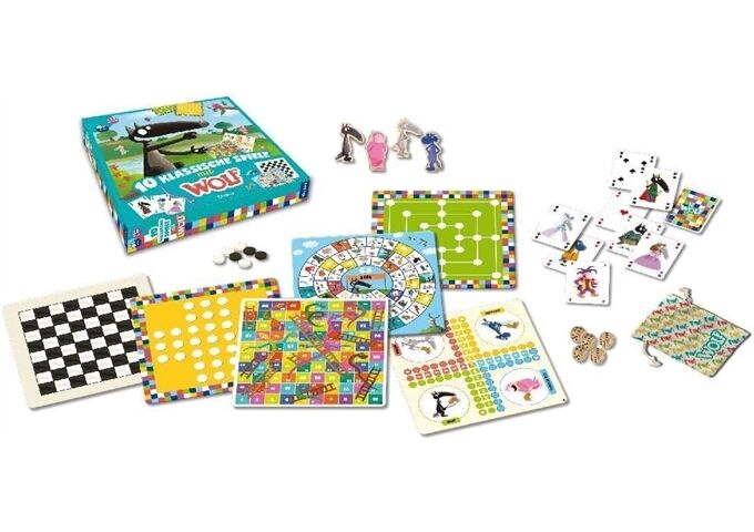 Hutter 10 Klassische Spiele mit Wolf