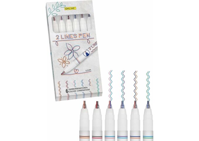 ONLINE Finelineretui 2Lines Pen