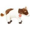 Teddy-Hermann Kuh braun-weiß stehend, ca. 23cm