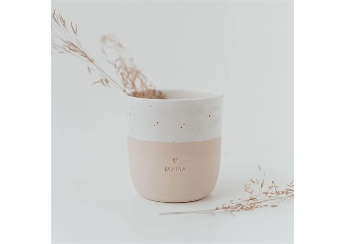 Eulenschnitt Becher Mama