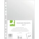 Q-CONNECT Prospekthülle A4 100ST glasklar 0,05mm