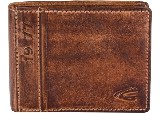 Camel Börse quer klein Melbourne, braun