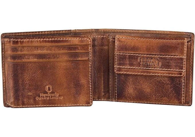 Camel Börse quer klein Melbourne, braun