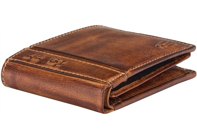 Camel Börse quer klein Melbourne, braun