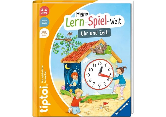 Ravensburger tiptoi® Meine Lern-Spiel-Welt Uhr und Z
