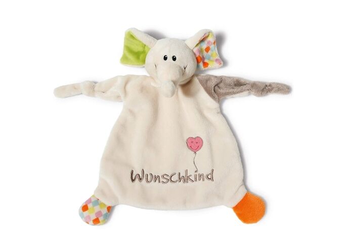 Nici Schmusetuch Elefant Wunschkind 25X2