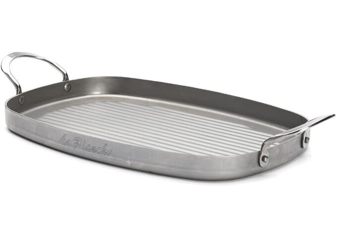 de Buyer GRILLPFANNE 2 GRIFFE MINERAL B RECHTECK. 38X26CM