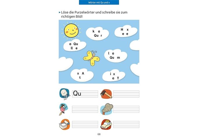 Hauschka Verlag Quer durch die 1. Klasse, Mathe und Deutsch - A5-Ü