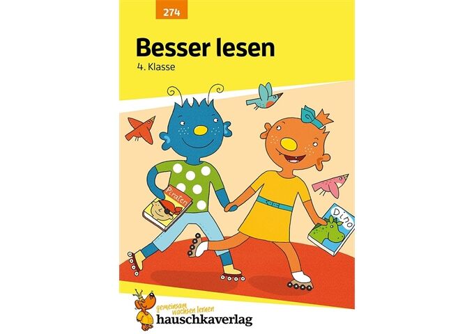 Hauschka Verlag Besser lesen 4. Klasse, A5- Heft