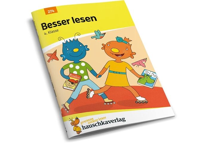 Hauschka Verlag Besser lesen 4. Klasse, A5- Heft