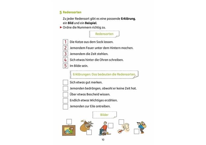 Hauschka Verlag Besser lesen 4. Klasse, A5- Heft