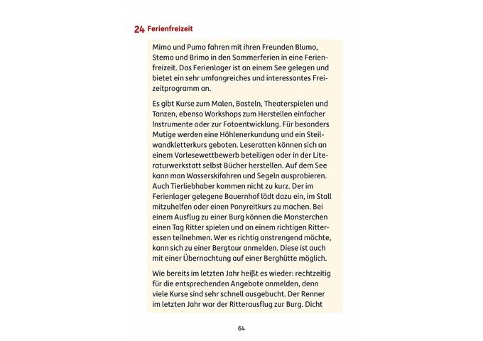 Hauschka Verlag Besser lesen 4. Klasse, A5- Heft