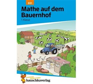 Hauschka Verlag Mathe auf dem Bauernhof 1. Klasse, A5-Heft