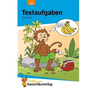 Hauschka Verlag Textaufgaben 3. Klasse, A5- Heft