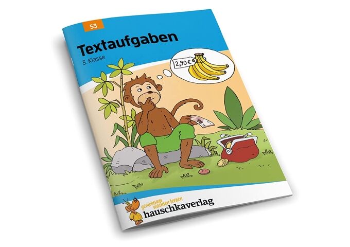Hauschka Verlag Textaufgaben 3. Klasse, A5- Heft