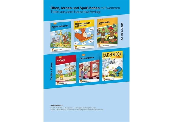 Hauschka Verlag Textaufgaben 3. Klasse, A5- Heft