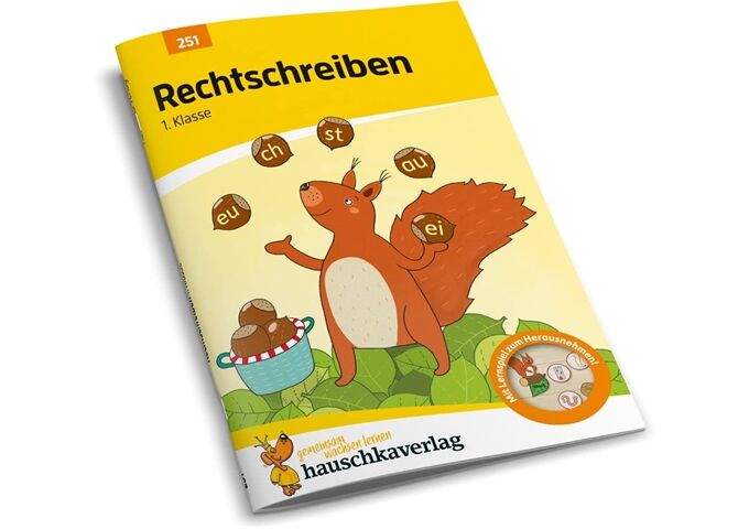 Hauschka Verlag Rechtschreiben 1. Klasse, A5- Heft