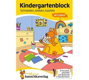 Hauschka Verlag Kindergartenblock -Schneiden,kleben,basteln