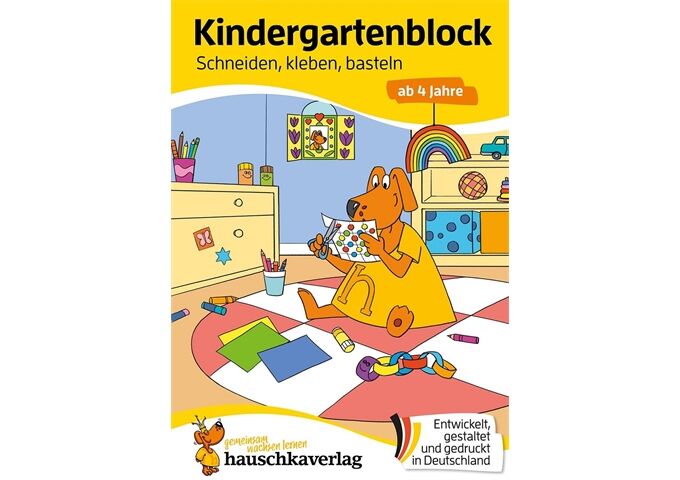 Hauschka Verlag Kindergartenblock -Schneiden,kleben,basteln