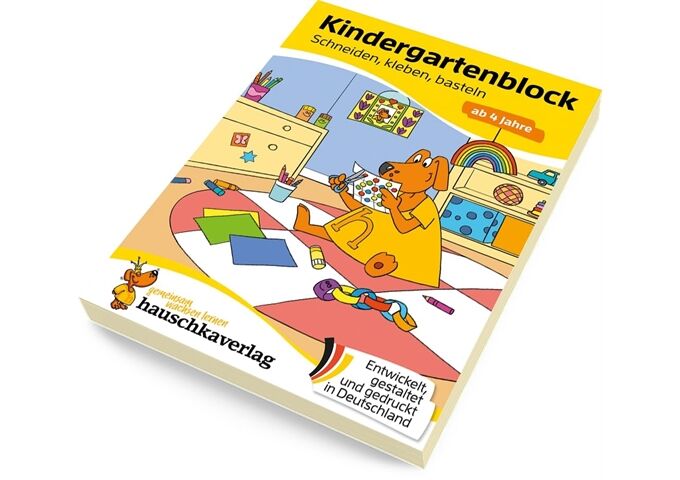 Hauschka Verlag Kindergartenblock -Schneiden,kleben,basteln