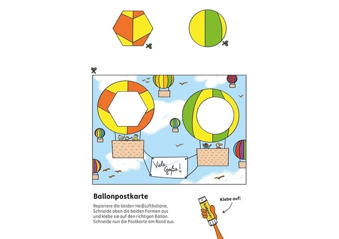 Hauschka Verlag Kindergartenblock -Schneiden,kleben,basteln