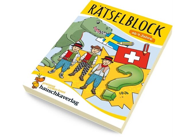 Hauschka Verlag Rätselblock ab 4 Jahre,Band 2