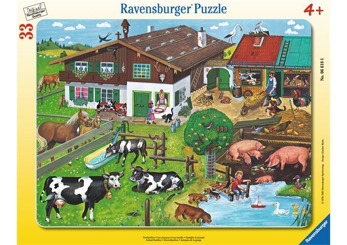 Ravensburger Pz.Tierfamilien 33T.