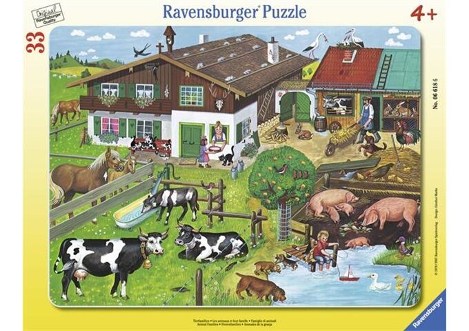 Ravensburger Pz.Tierfamilien 33T.