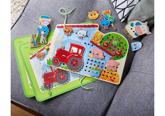 Haba Fädelspiel Bauernhof