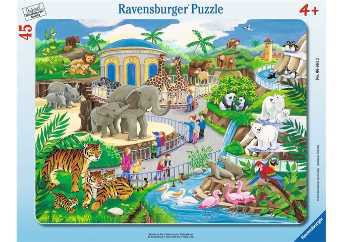 Ravensburger Pz. Besuch im Zoo 45T