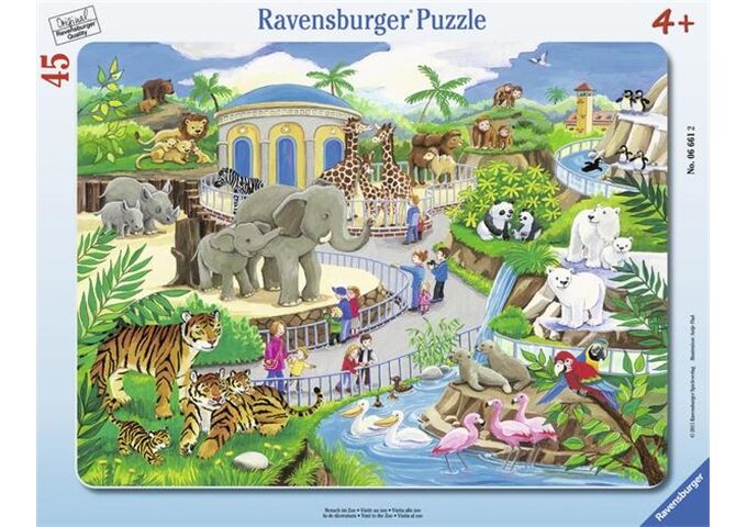 Ravensburger Pz. Besuch im Zoo 45T