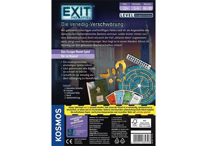 Kosmos Mitbringspiel Exit - Das Spiel