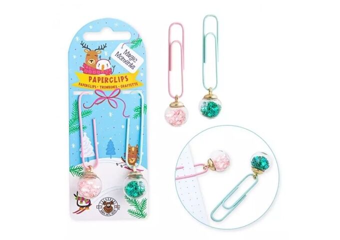 TRENDHAUS Weihn. Büroklammer Magic Moments