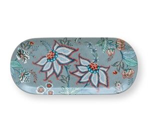 Pip Studio Cake Tray Rectangular Flower Festival Light Blue 3