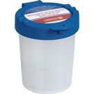 BRUNNEN Wasserbecher mit Deckel blau