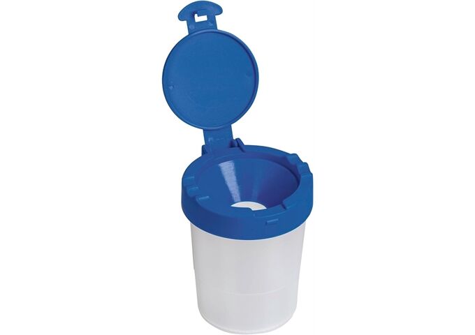 BRUNNEN Wasserbecher mit Deckel blau