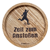 holzpost Untersetzer aus EICHE "anstossen"