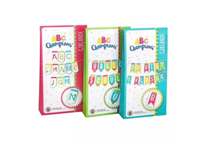ABC CHAMPIONS Girlande Schulanfang