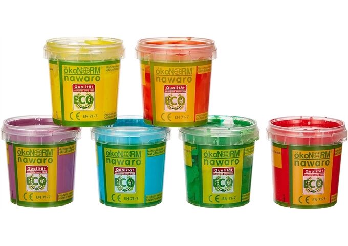 bruder|ÖkoNorm Fingerfarben nawaro, 6er Set Einhorn