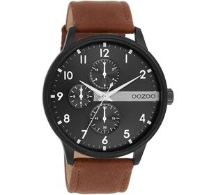 Oozoo OOZOO Timepiecesbrown/black Lederband Herren